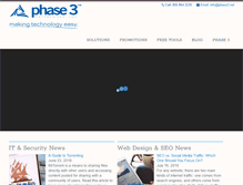 Tablet Screenshot of phase3.net